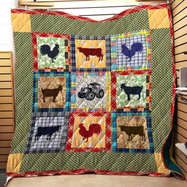 For Farmer 3D Quilt Blanket