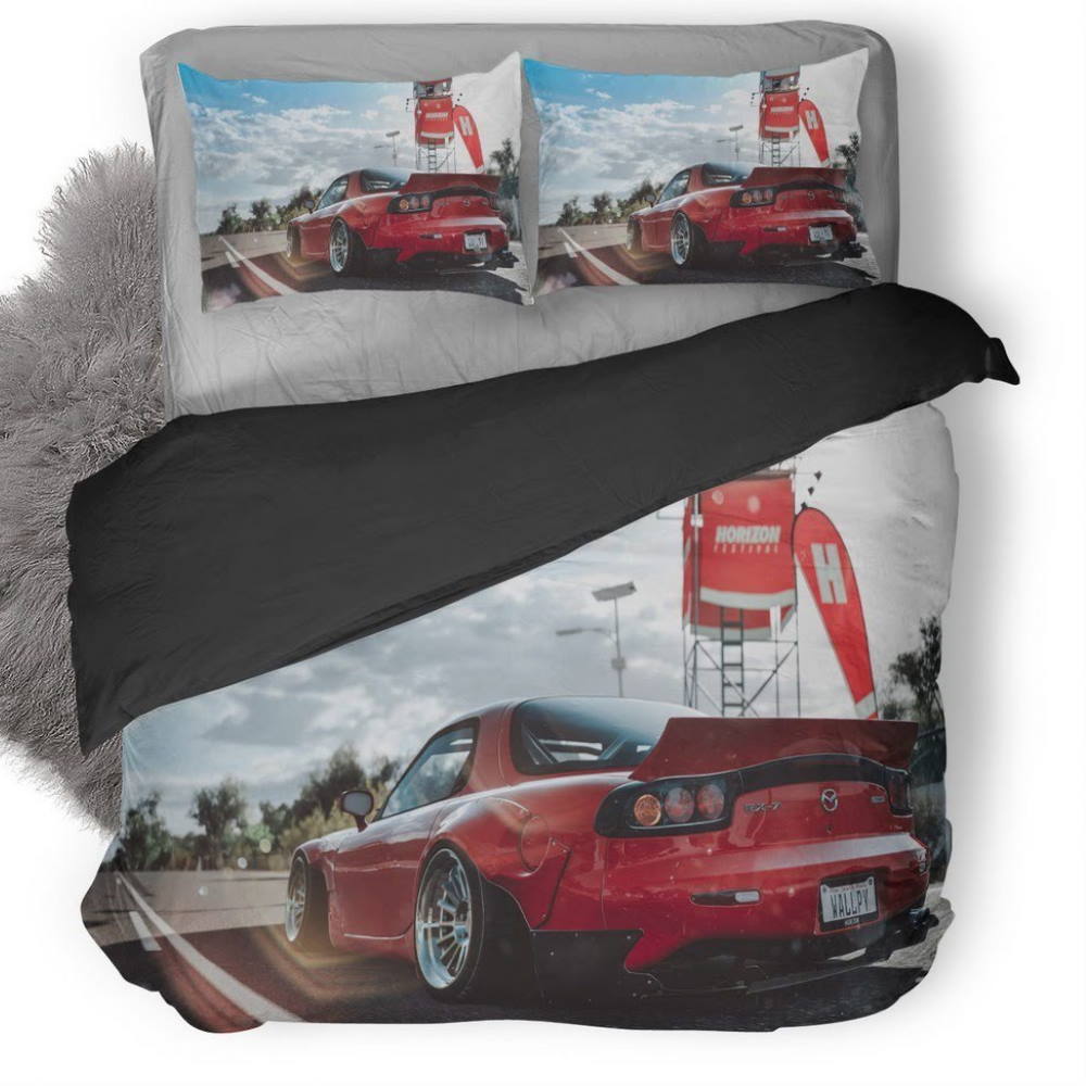 Forza Horizon Mazda Rx7 3D Bedding Set