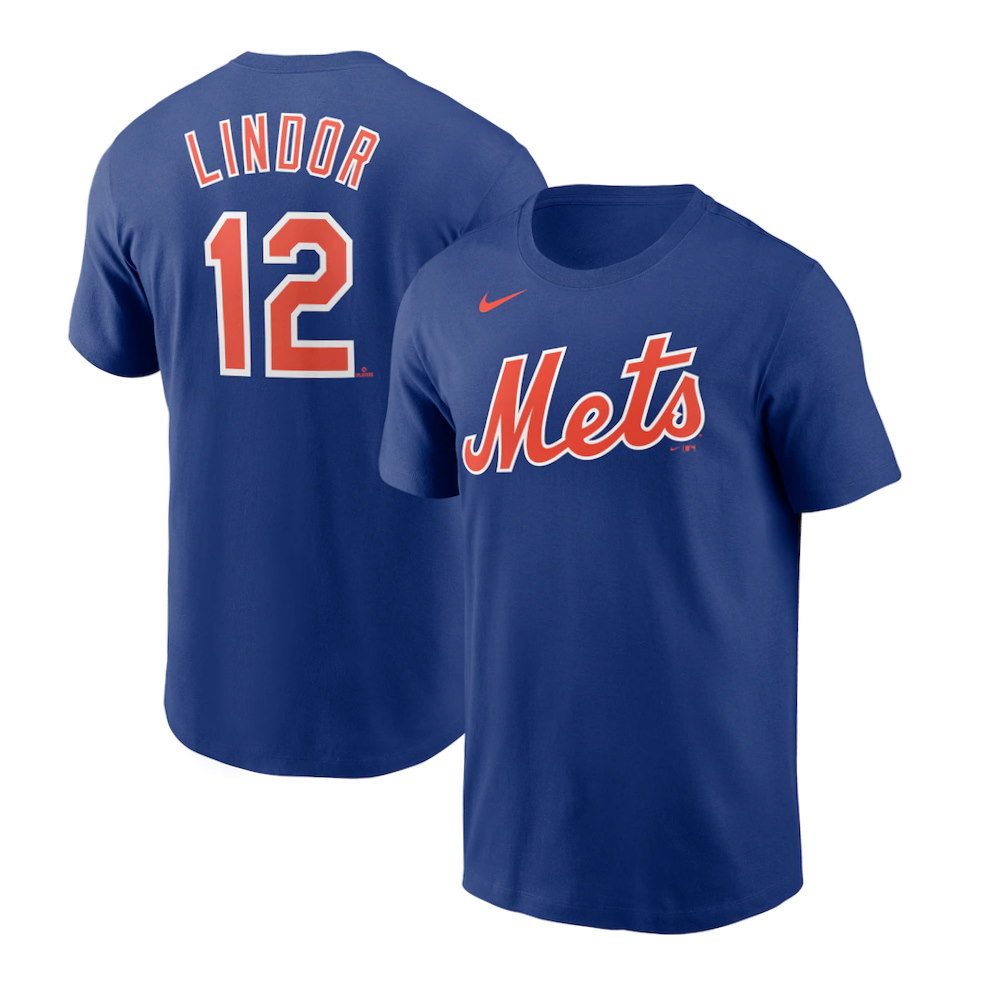 Francisco Lindor New York Mets Name & Number T-Shirt