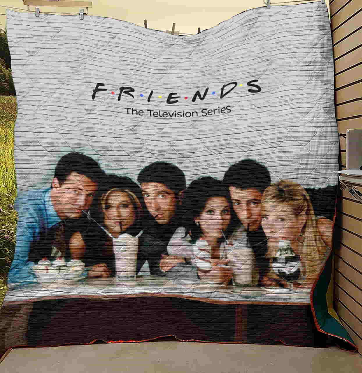 Friends Milkshake 3D Quilt Blanket