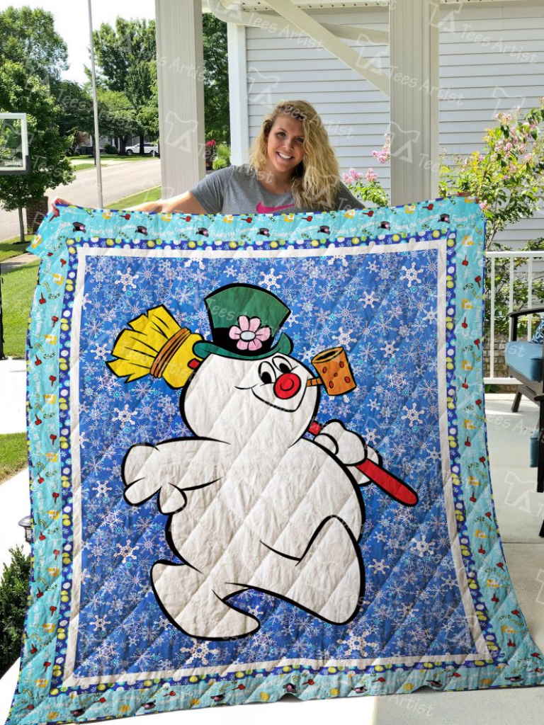 Frosty The Snowman Quilt Blanket