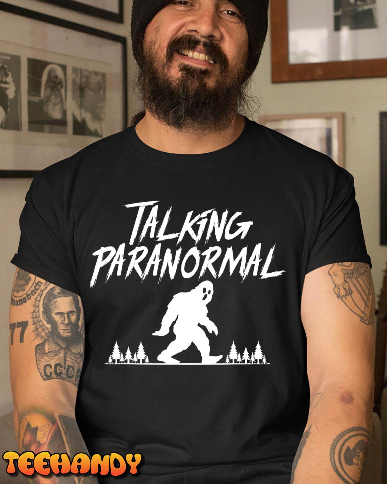 Funny Bigfoot Sasquatch Ghostquatch Podcast T-Shirt