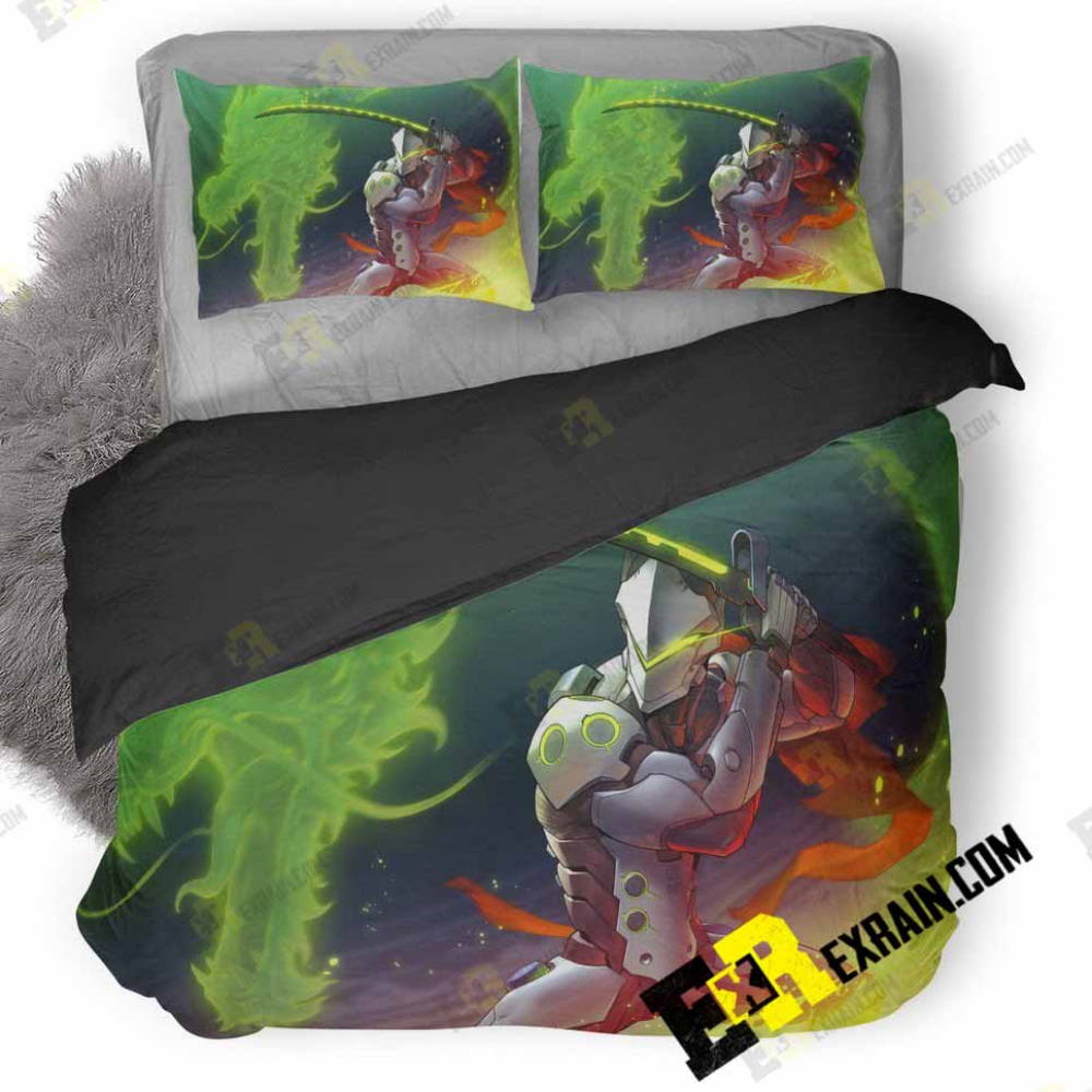 Genji Overwatch Art 3D Bedding Set