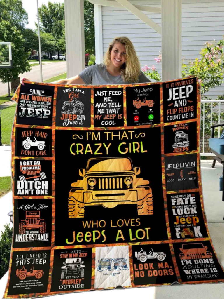 Girl All Over Printed Quilt Blanket