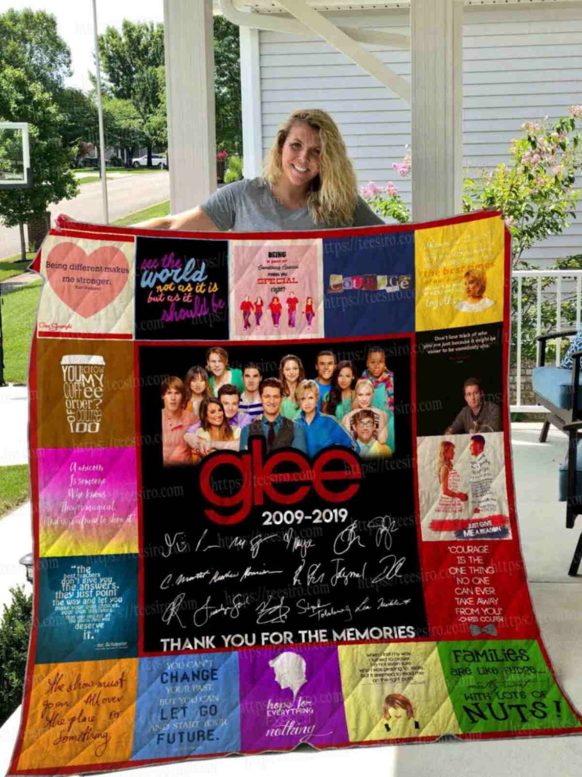 Glee Tv Series Quilt Blanket