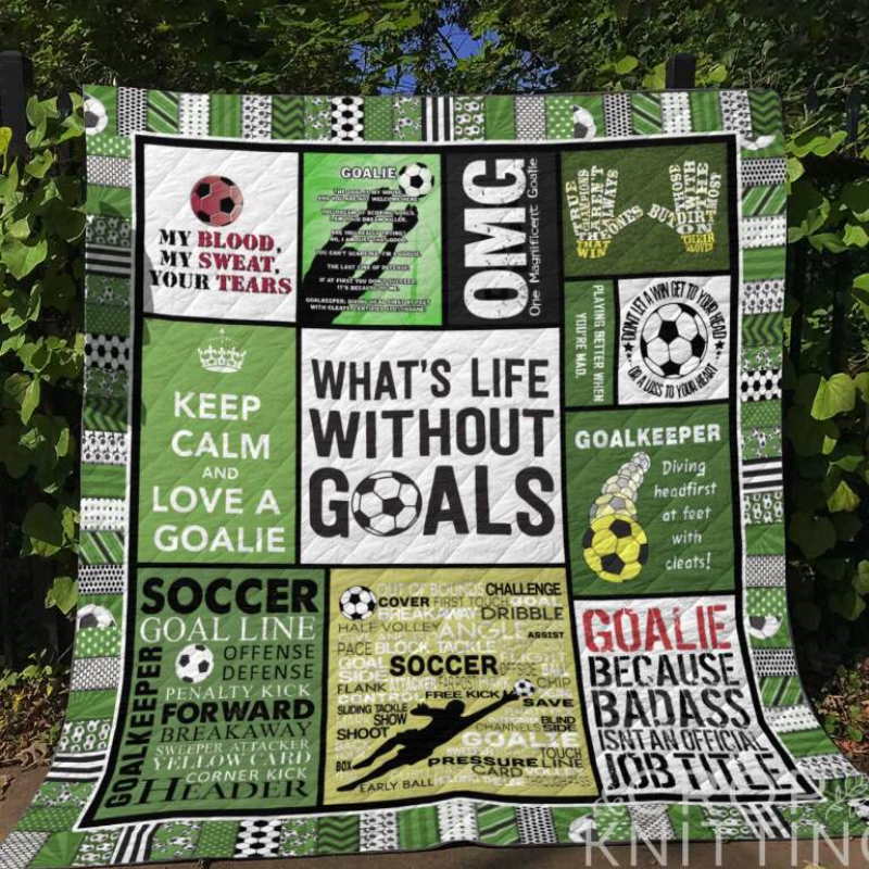 Goals Men 3D Quilt Blanket