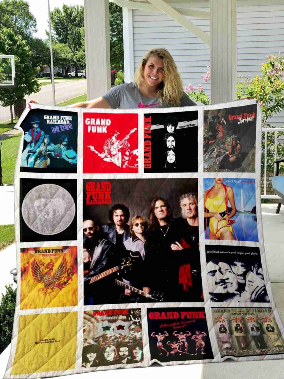 Grand Funk Railroad Quilt Blanket