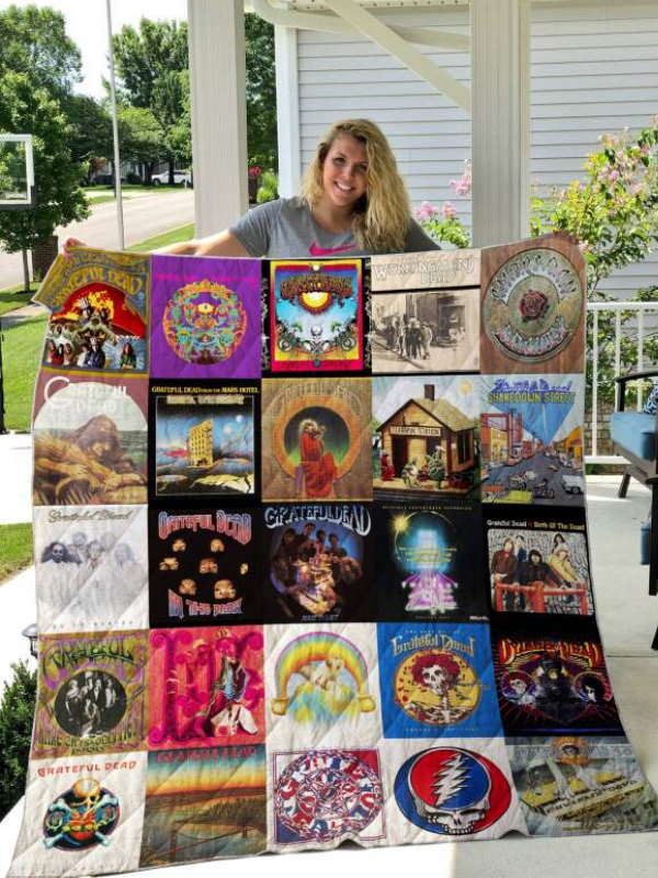 Grateful Dead Style 3D Quilt Blanket