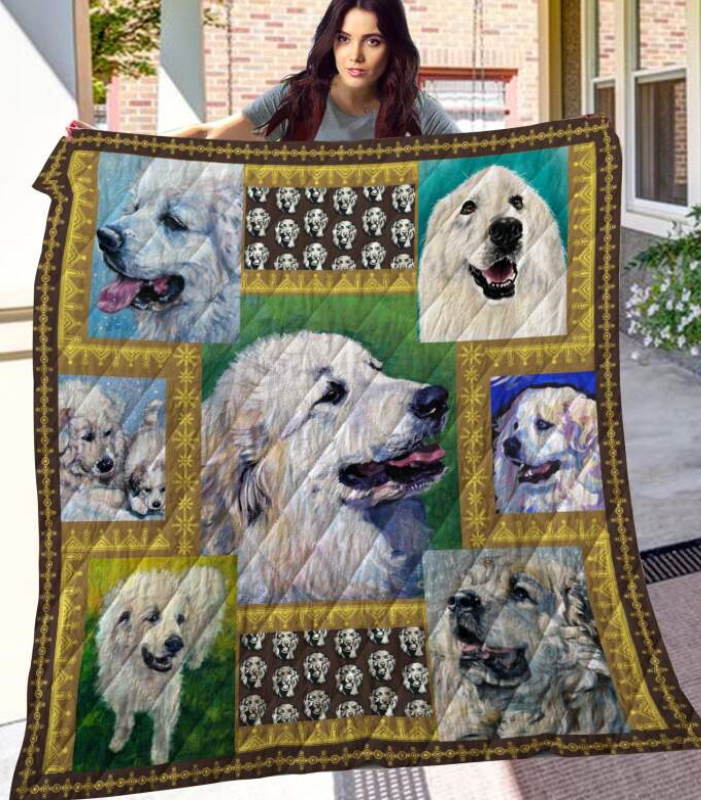 Great Pyrenees 3D Quilt Blanket