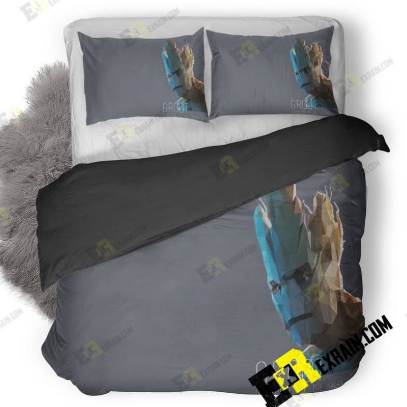 Groot Abstract Art Wallpaper 3D Bedding Set