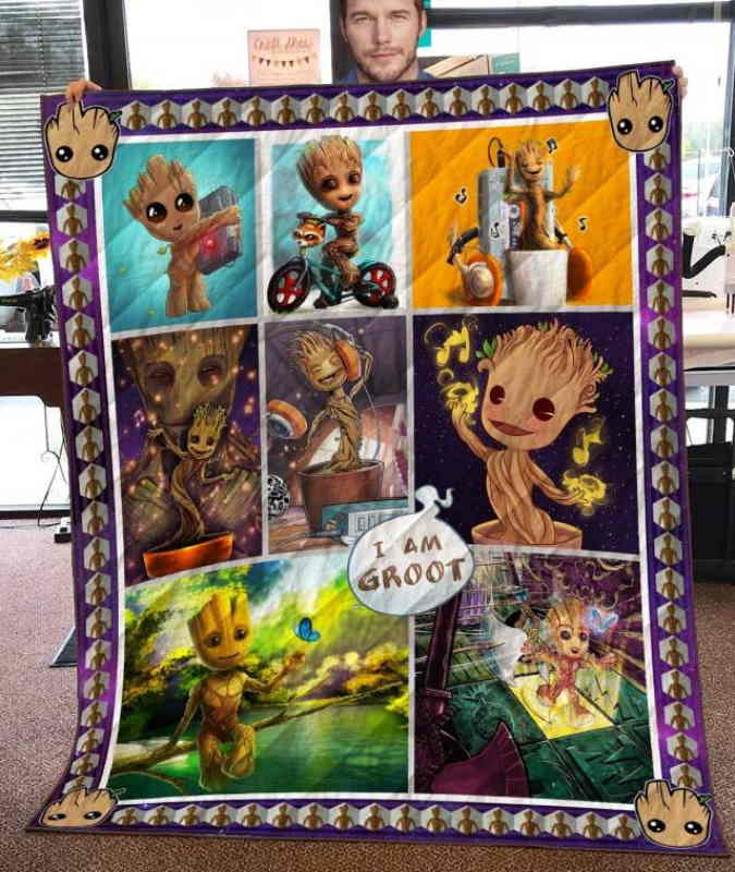 Groot Cover 3D Quilt Blanket