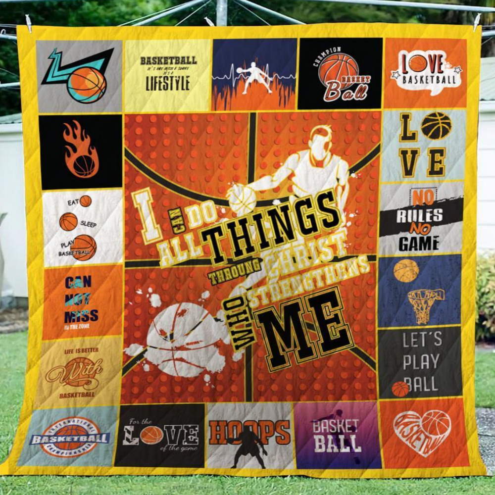 Gtstyles Basketball Quilt Blanket