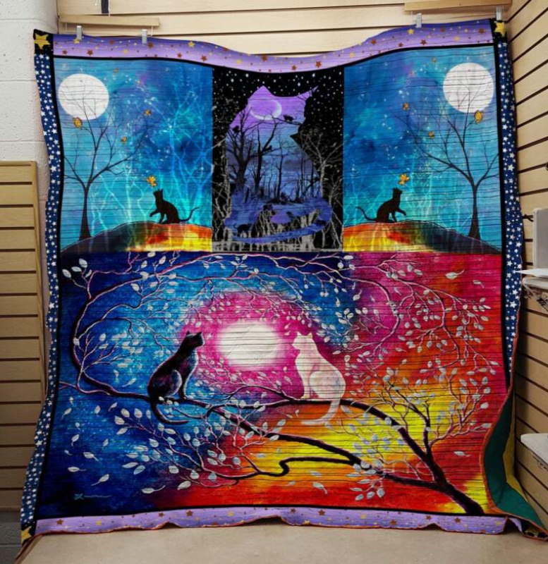 Happy To Becrayzy Cat Lady 3D Quilt Blanket