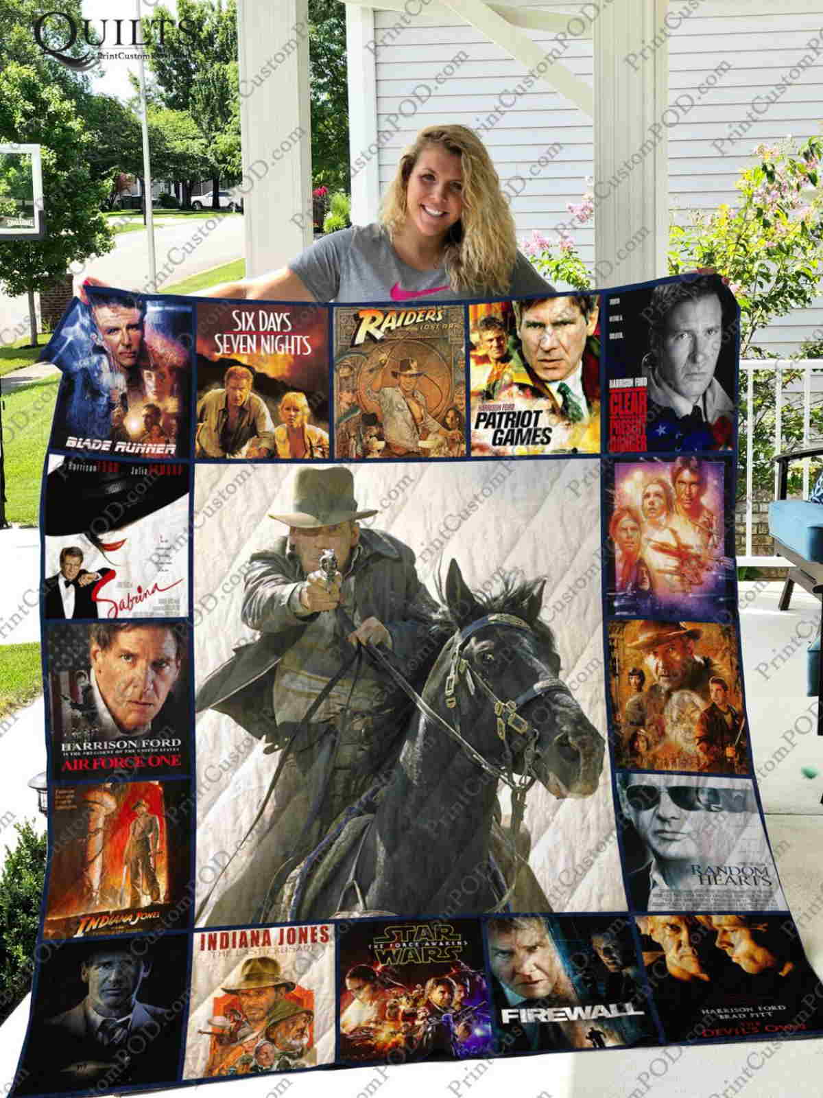 Harrison Ford 3D Quilt Blanket