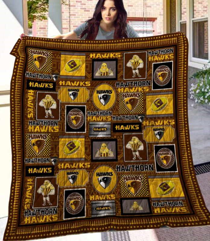 Hawthorn Hawks 3D Quilt Blanket