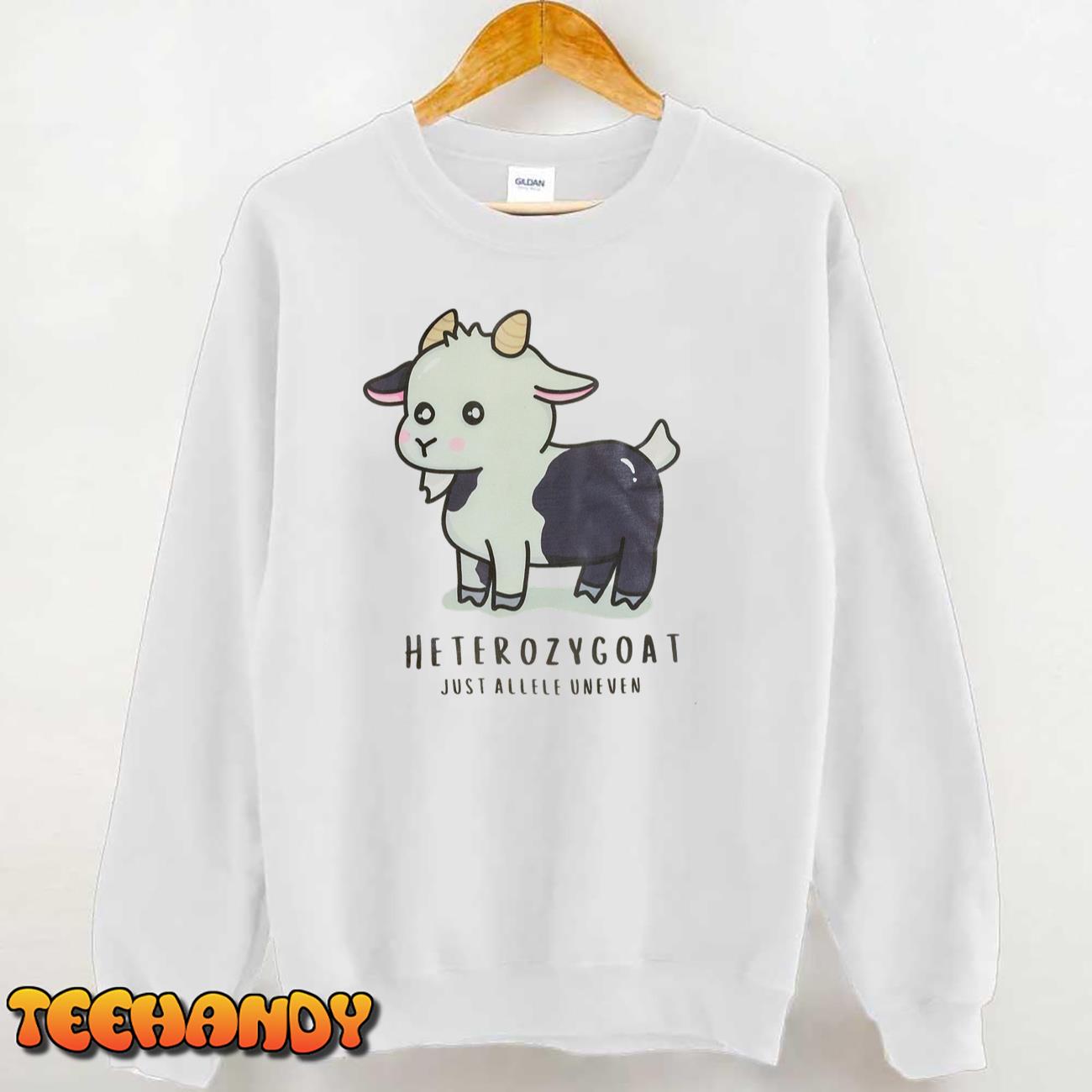 Heterozygoat Just Allele Uneven Funny Heterozygous STEM Pun T-Shirt