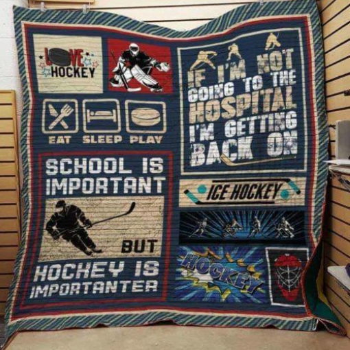 Hockey Is Impotanter 3D Quilt Blanket