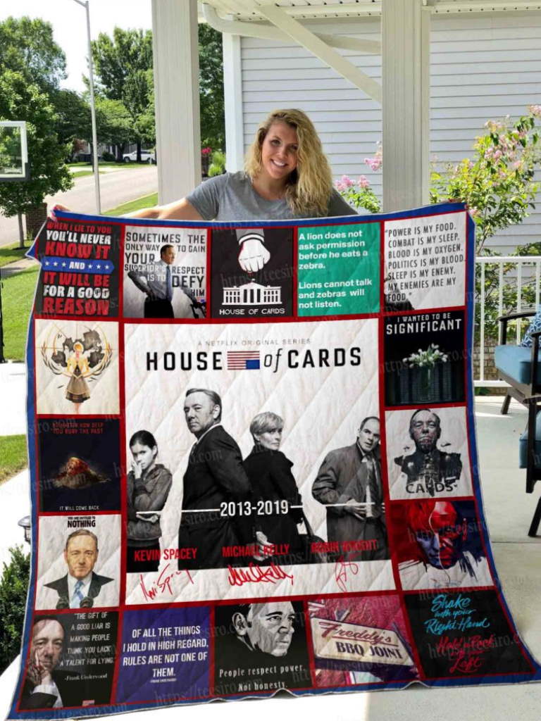 House Of Cards Quilt Blanket