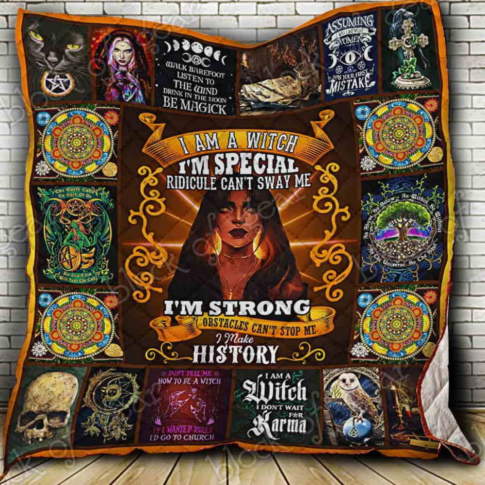 I Am Witch 3D Quilt Blanket