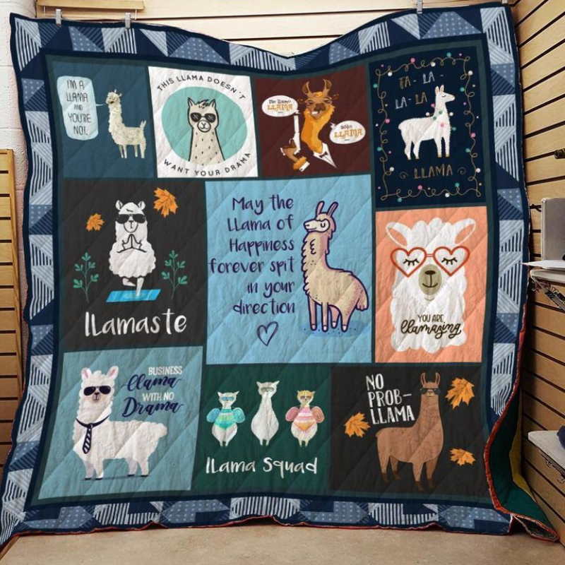 Iam Llama And You Are Not 3D Quilt Blanket