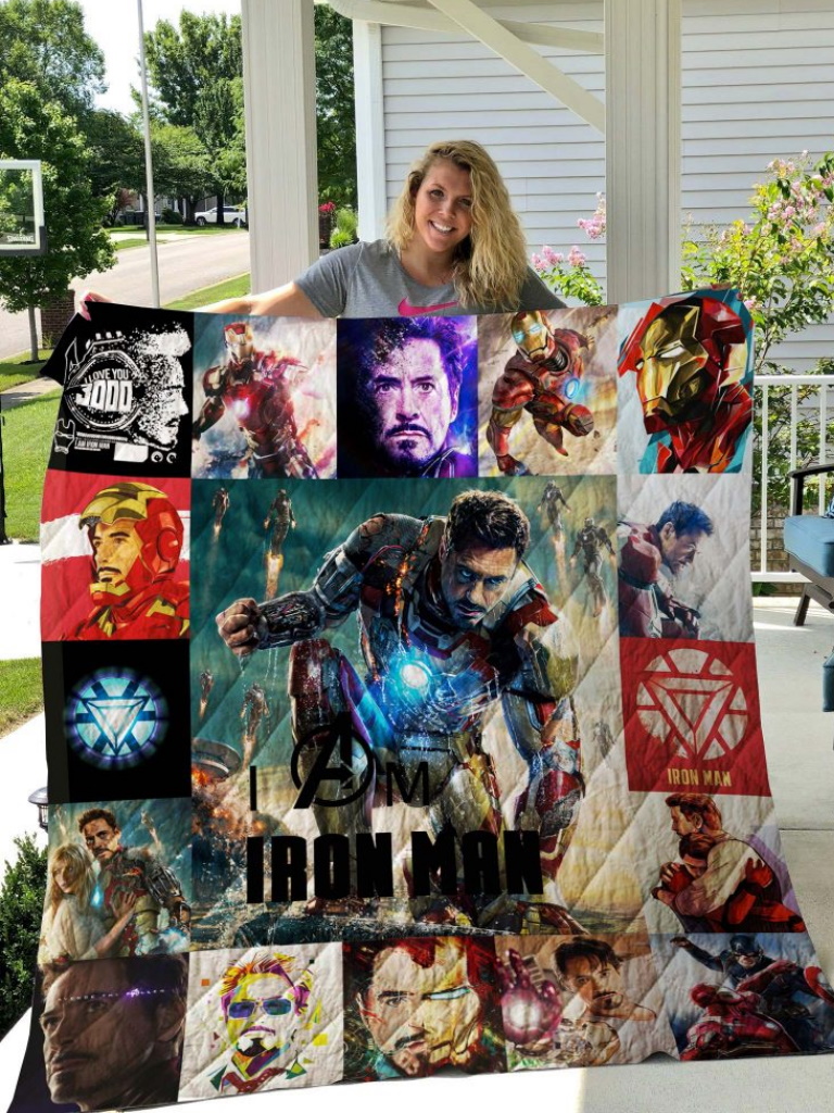 Iron Man 3D Quilt Blanket