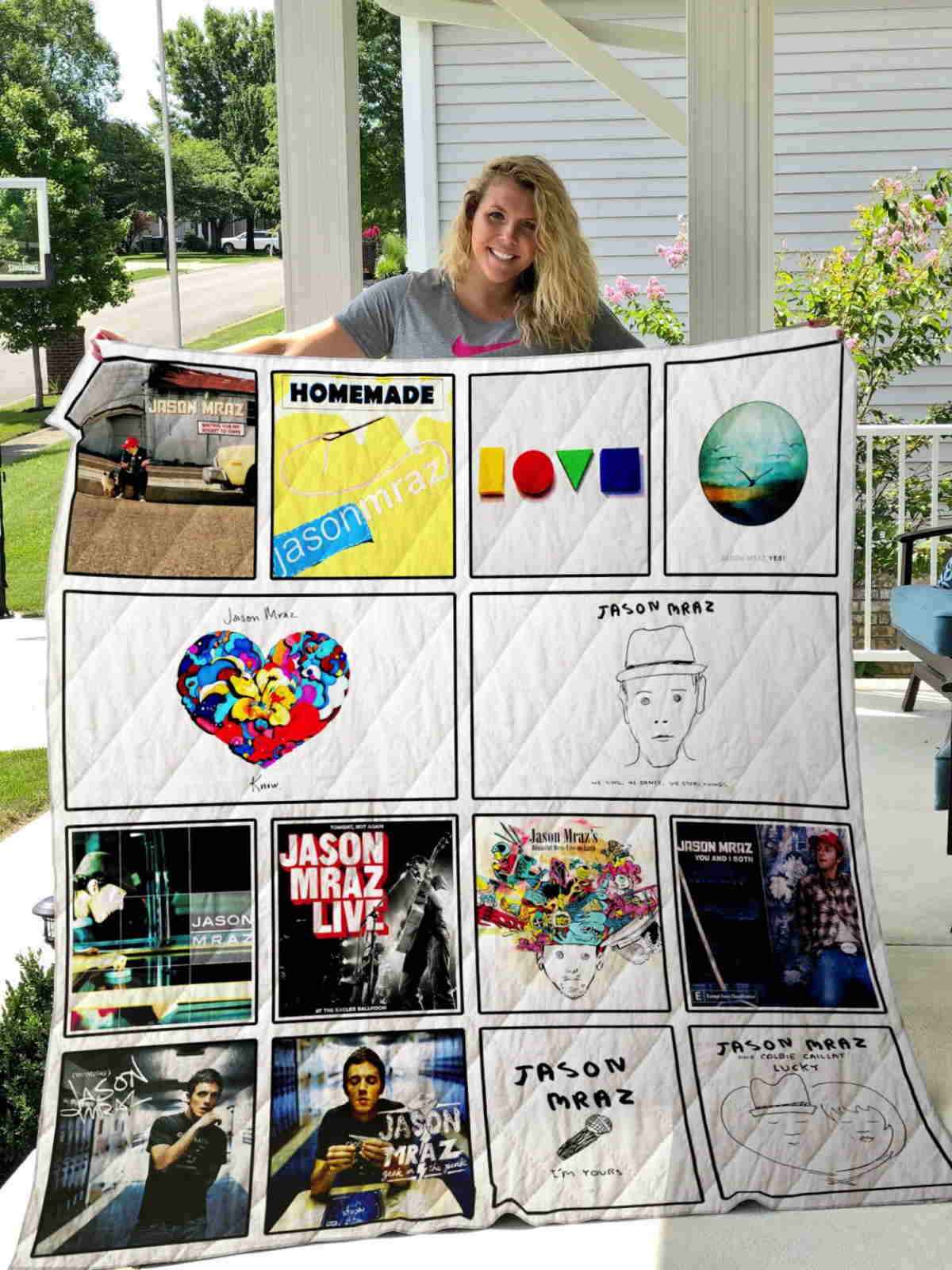 Jason Mraz 3D Quilt Blanket