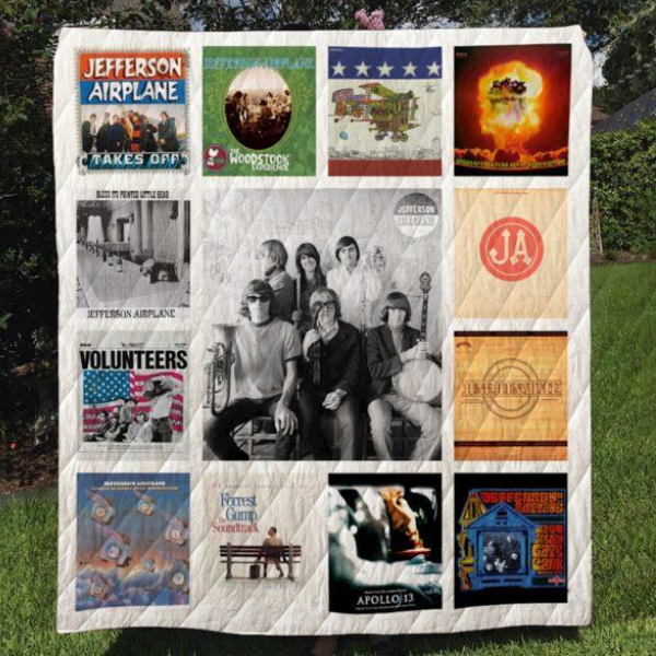 Jefferson Airplane 3D Quilt Blanket