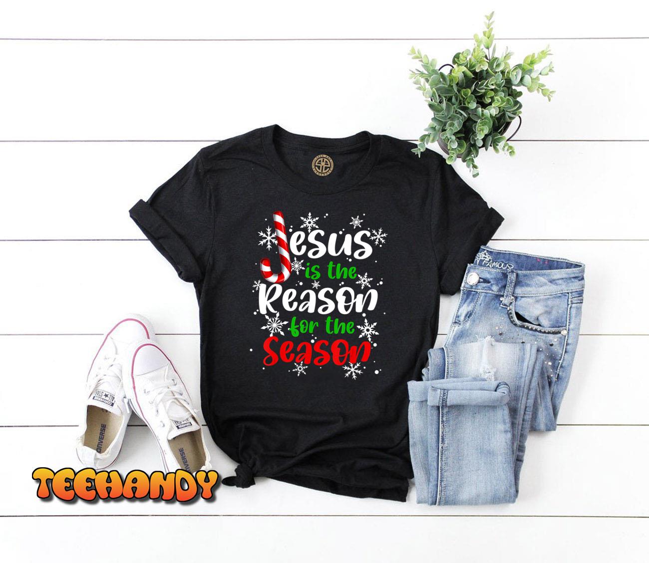 Jesus is The Reason for the Season Candy Christian Faith T-Shirt