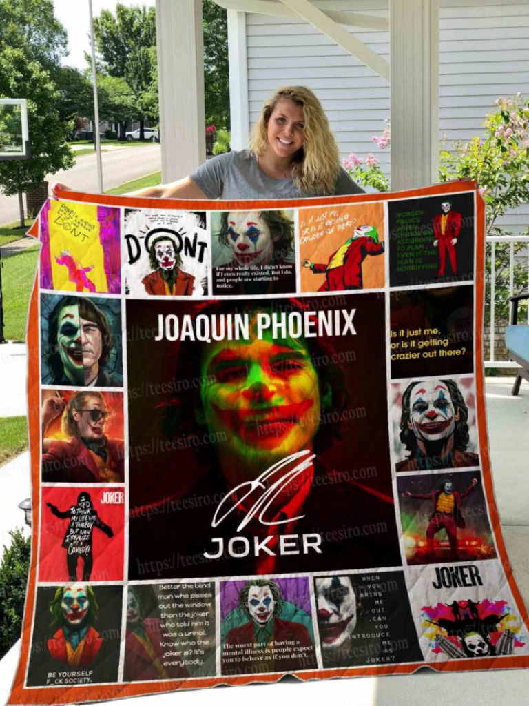 Joker 3D Quilt Blanket