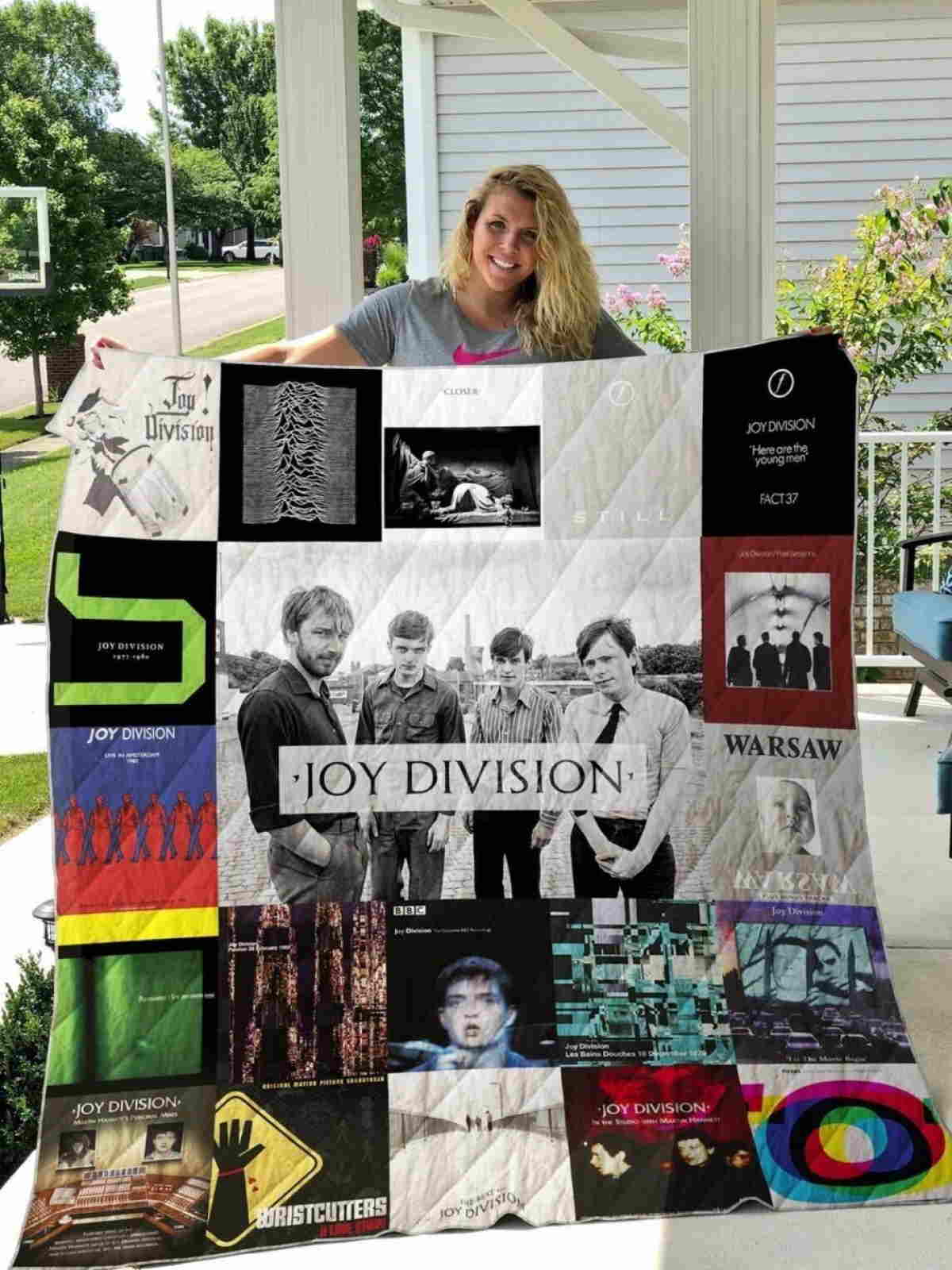 Joy Division 3D Quilt Blanket