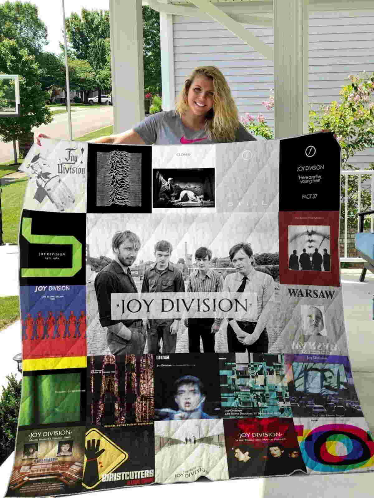 Joy Division Quilt Blanket