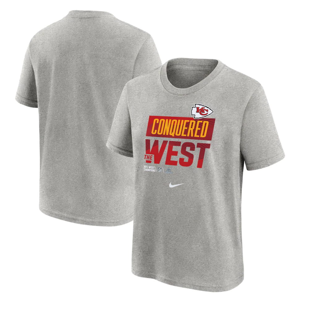 Kansas City Chiefs 2022 AFC West Division Champions Locker Room T-Shirt