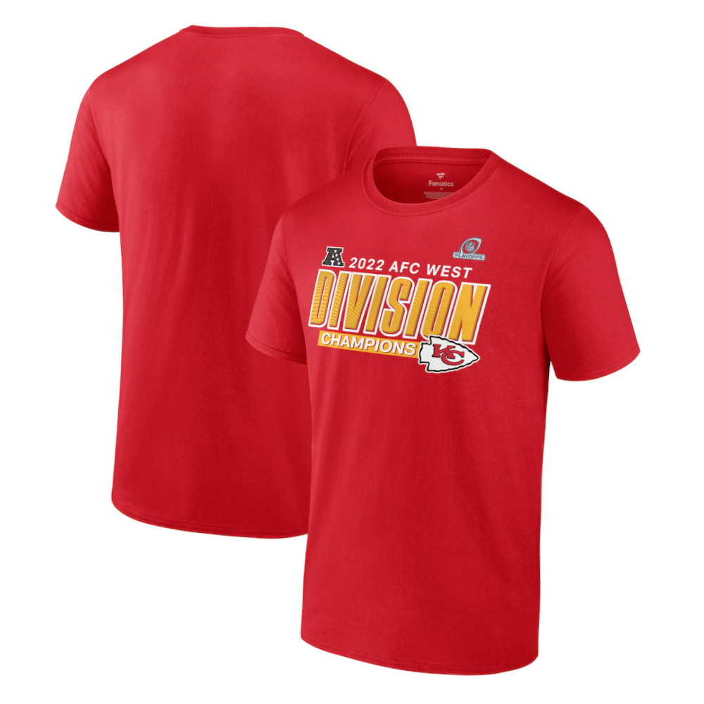 Kansas City Chiefs 2022 AFC West Division Champions T-Shirt