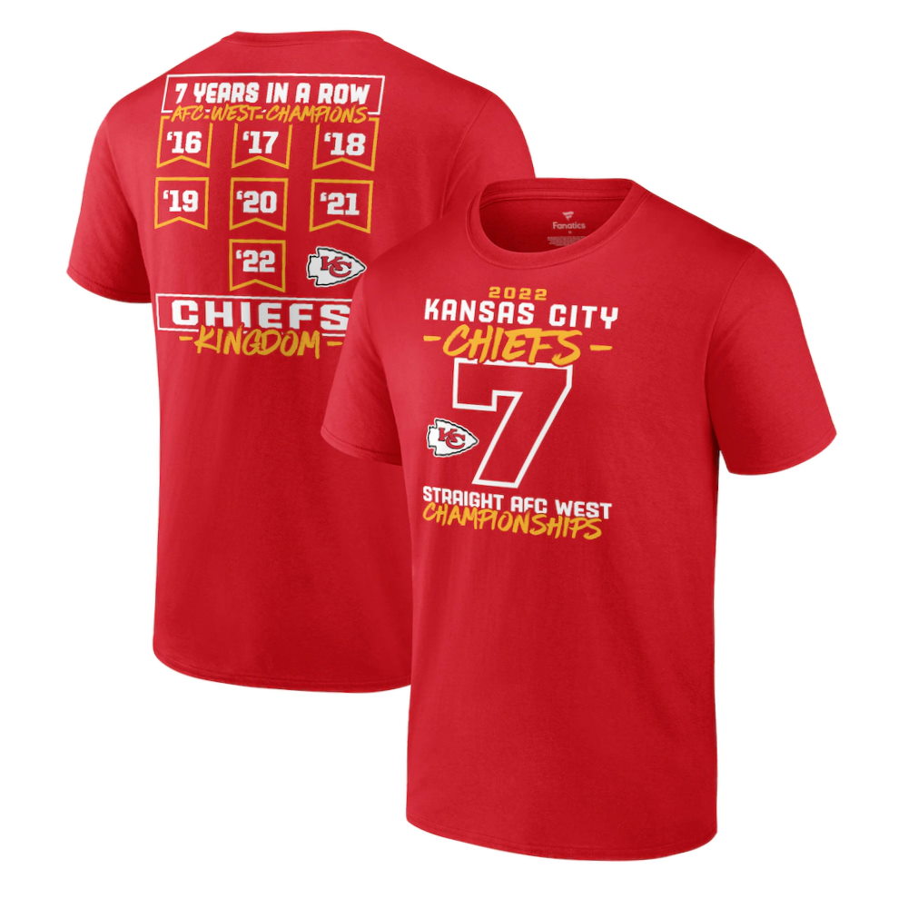 Kansas City Chiefs AFC West Division Championship Unisex T-Shirt