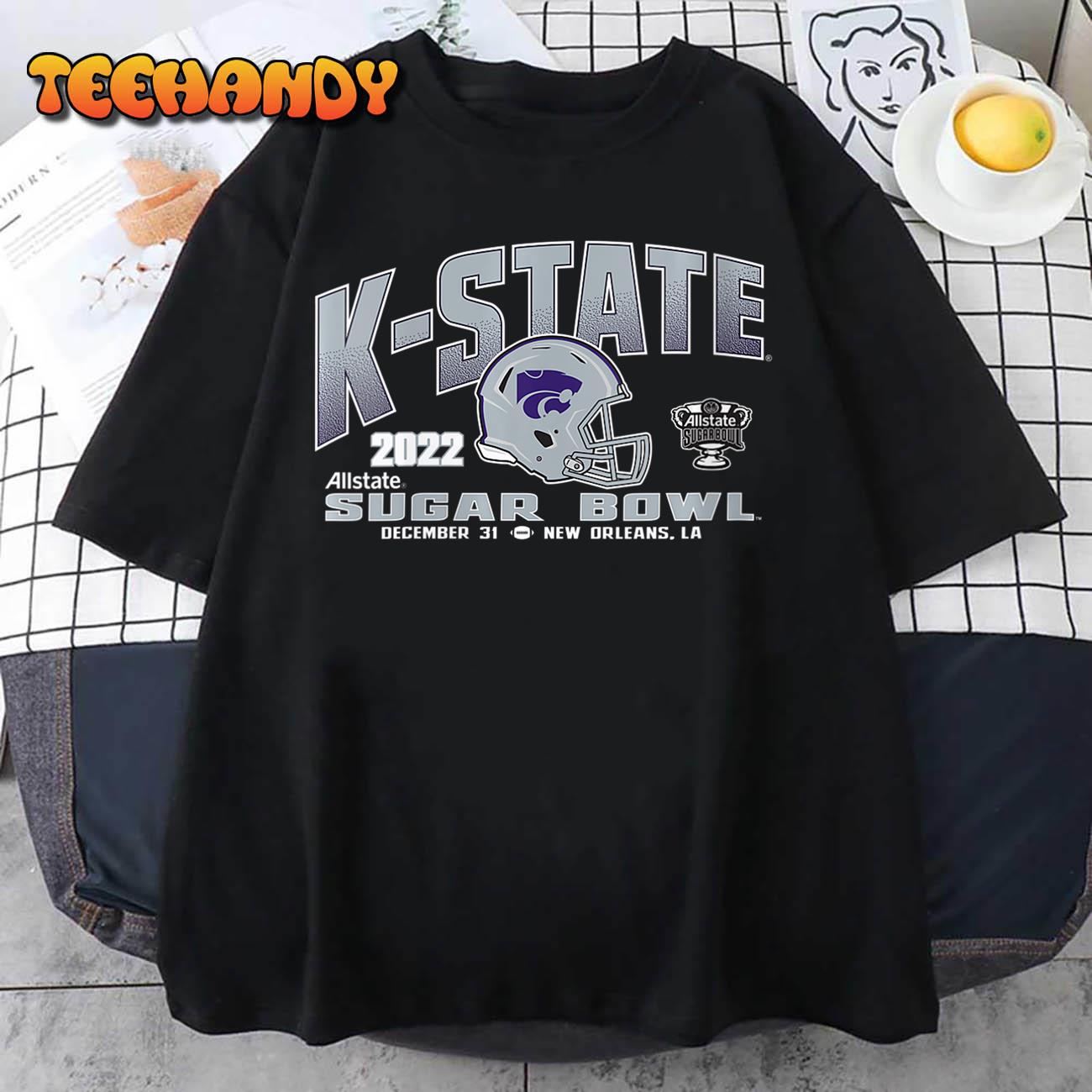 Kansas State Wildcats 2022 Sugar Bowl Helmet Purple T-Shirt