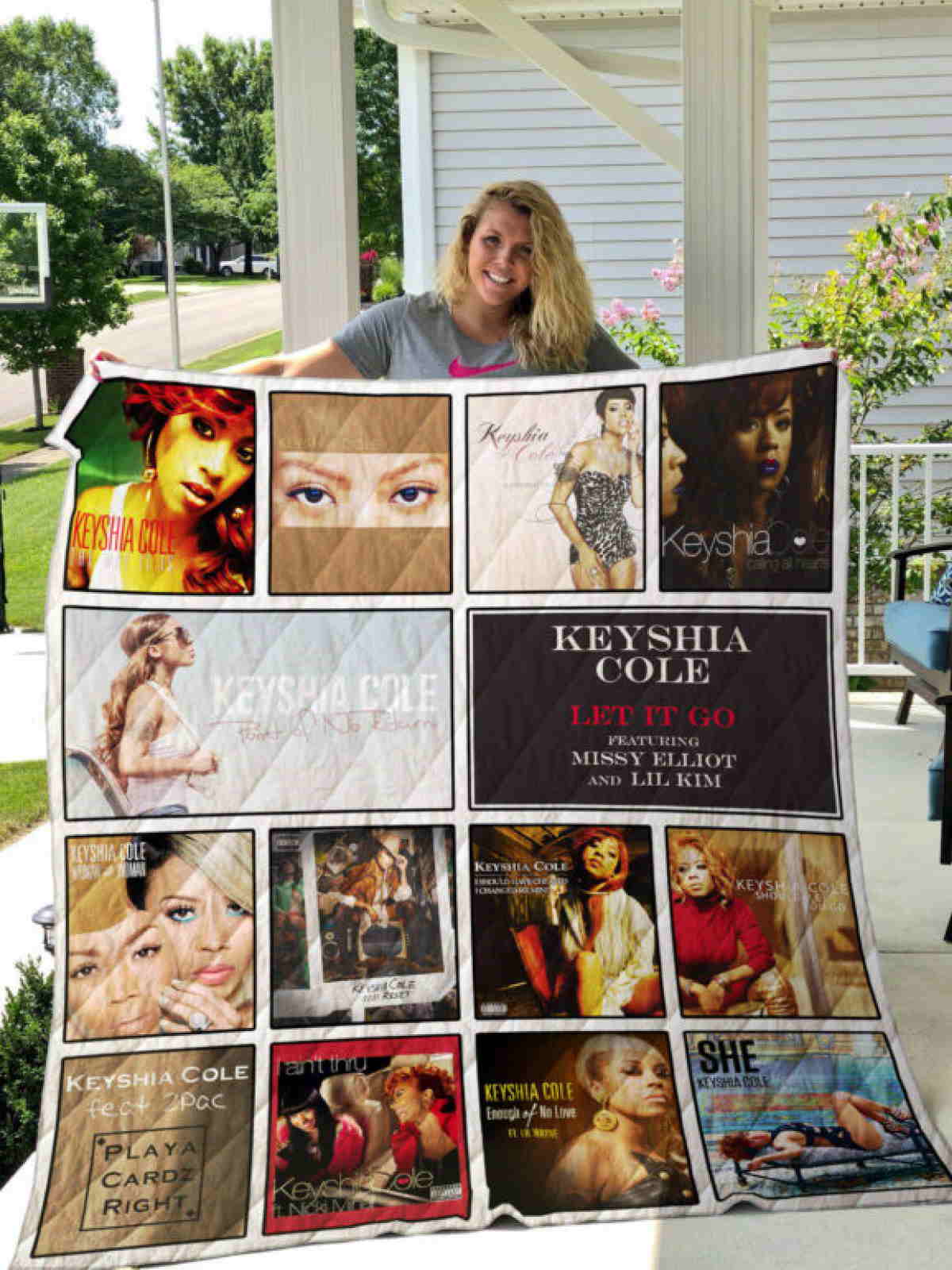 Keyshia Cole 3D Quilt Blanket