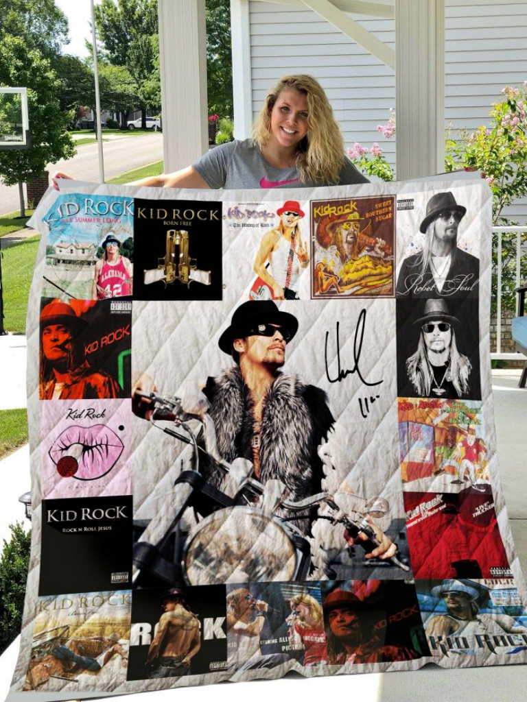 Kid Rock Albums Quilt Blanket