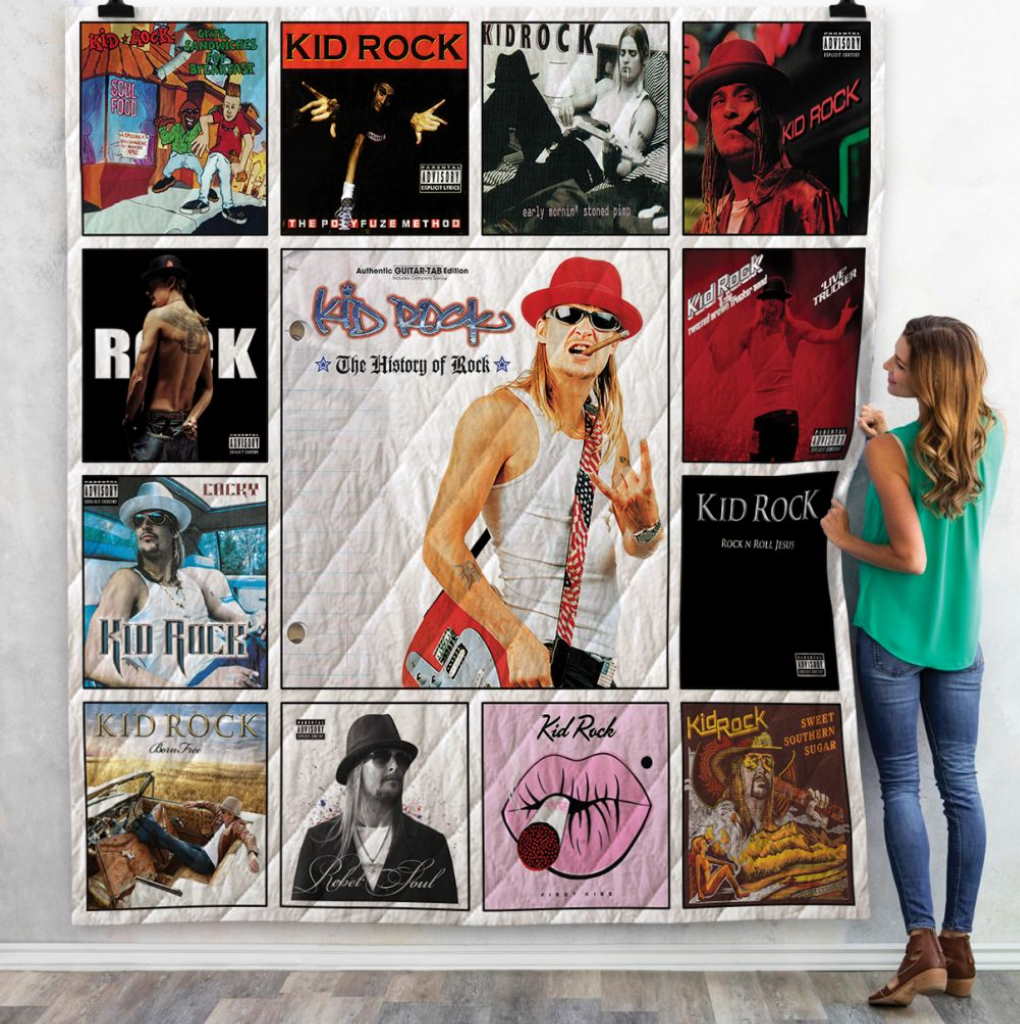 Kid Rock For Fans New Arrival Quilt Blanket