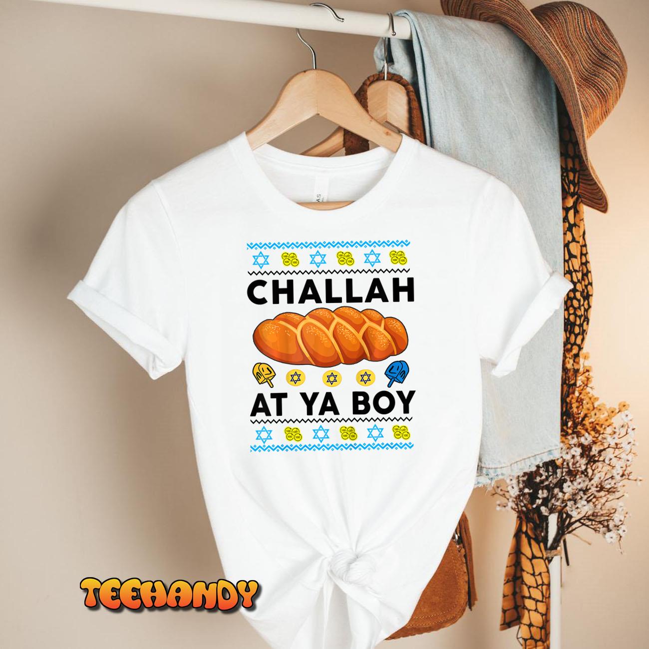 Kids Happy Hanukkah-Shirt Challah At Ya Boy Jewish Baby Toddler T-Shirt