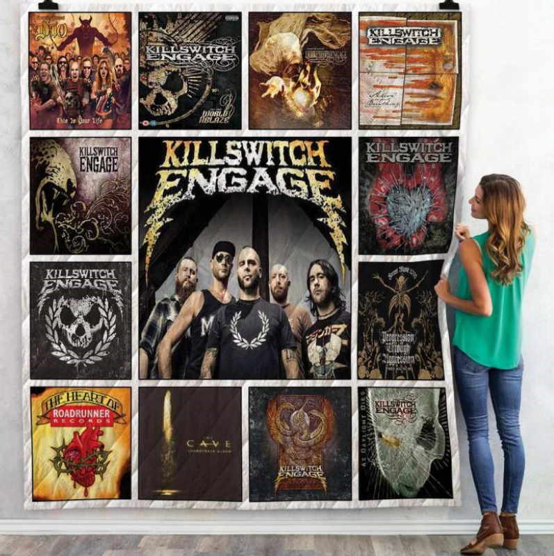 Killswitch Engage Albums 3D Quilt Blanket