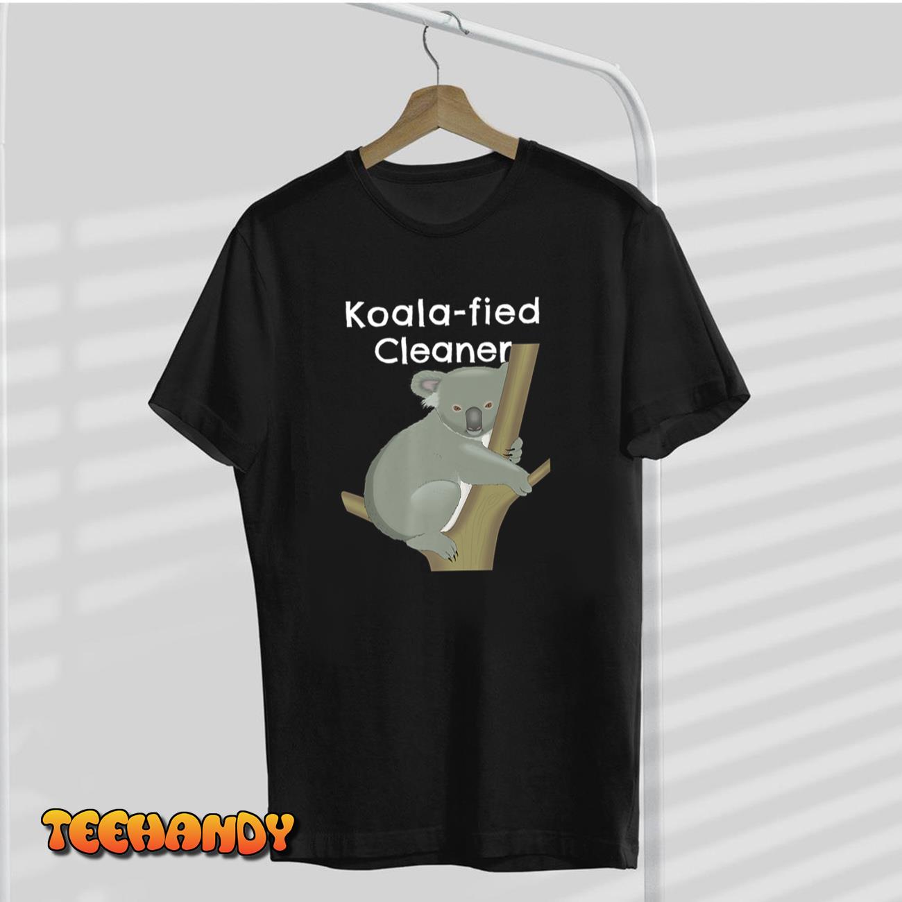 Koala-fied Cleaner Funny Cleaning Tee Premium T-Shirt