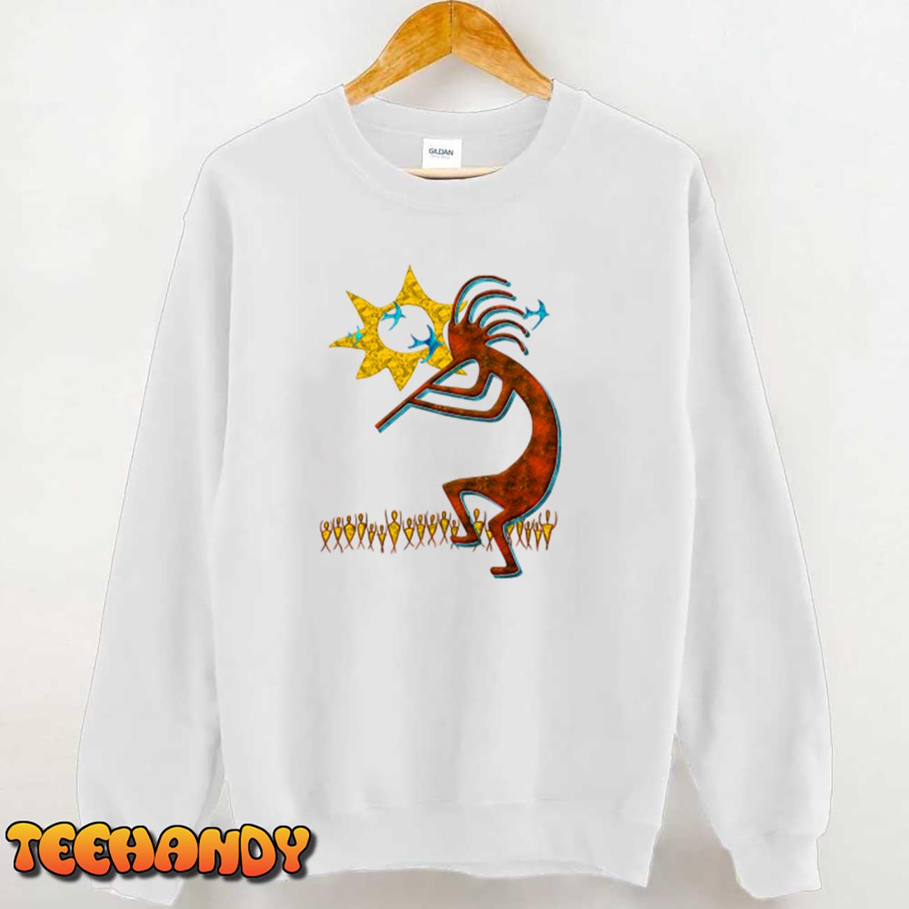 Kokopelli Concert Cool Fashion Native American Long Sleeve T-Shirt