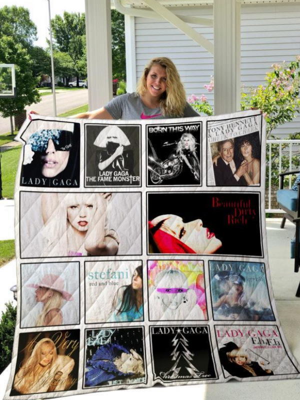 Lady Gaga Style Two 3D Quilt Blanket