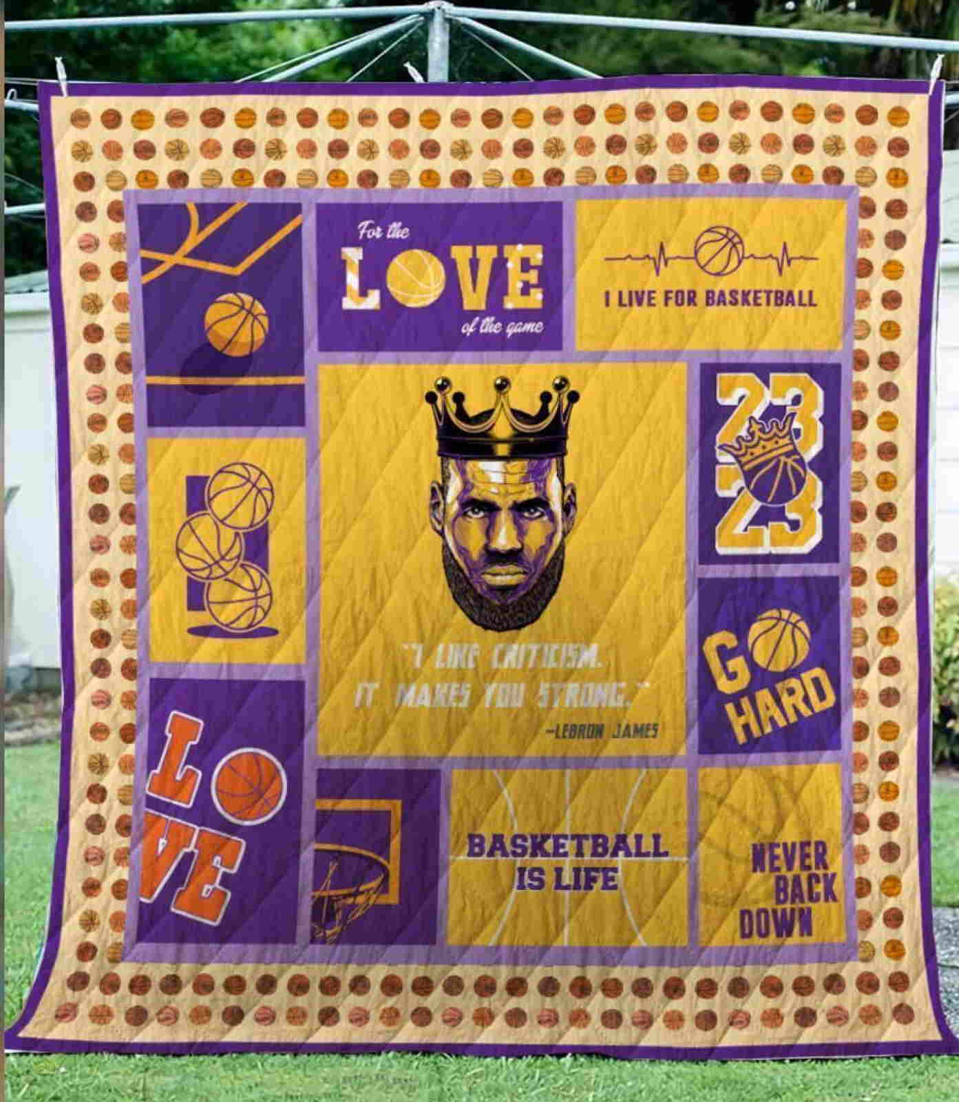 Lebron Tball 3D Quilt Blanket