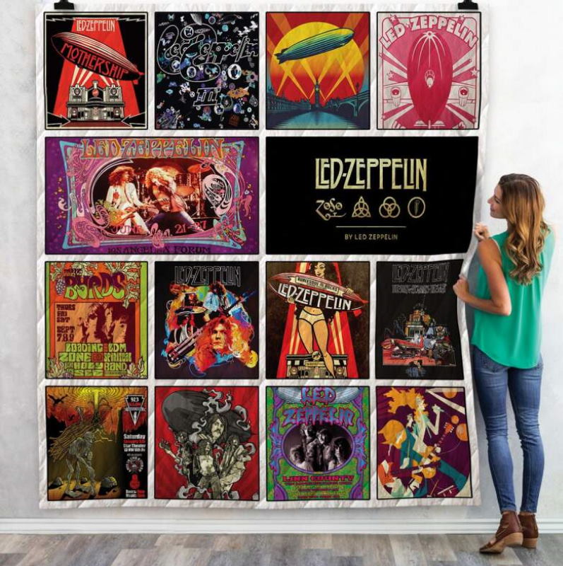 Led Zeppelin 3D Quilt Blanket