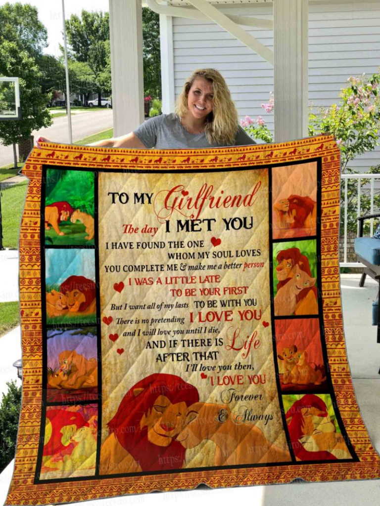 Lion King girlfriend Quilt Blanket