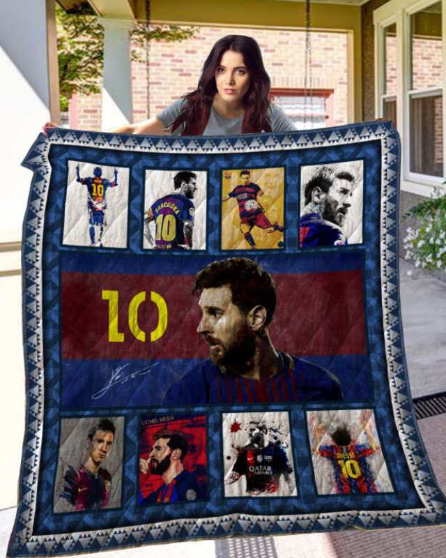 Lionel Messi 3D Quilt Blanket