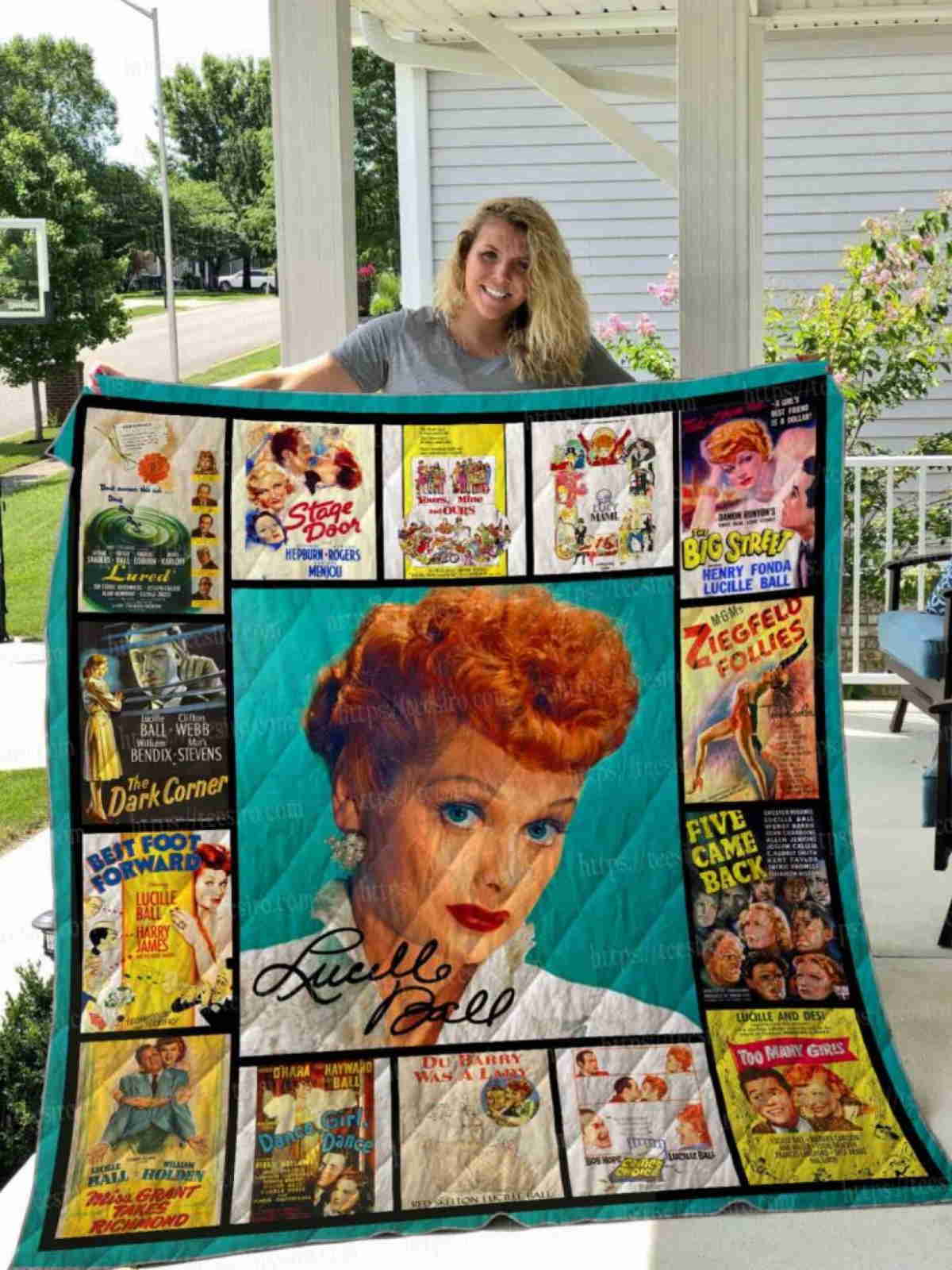 Lucille Ball Quilt Blanket