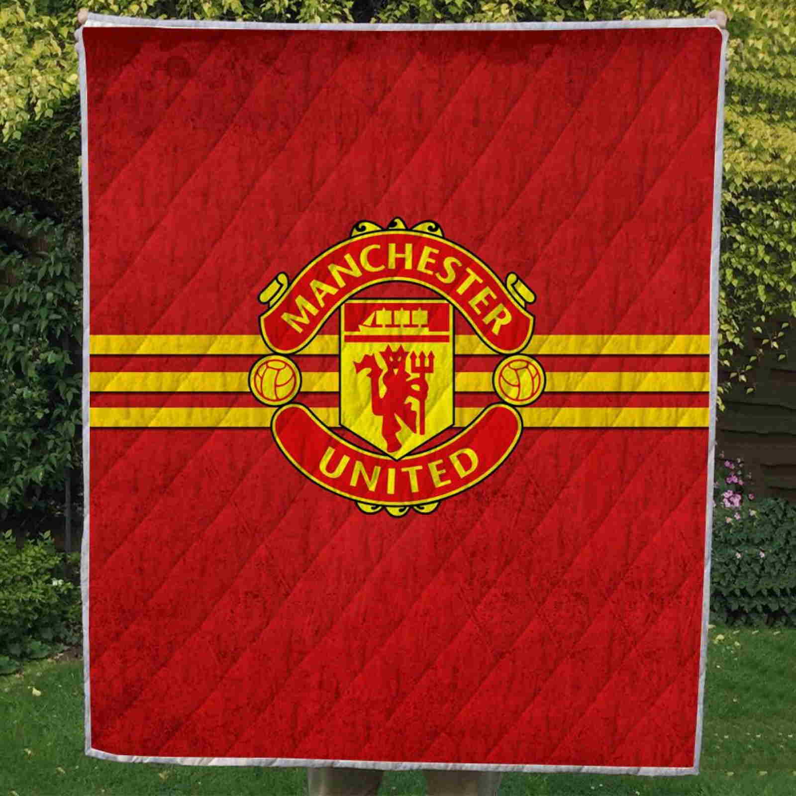 Manchester United3 Style 3D Quilt Blanket