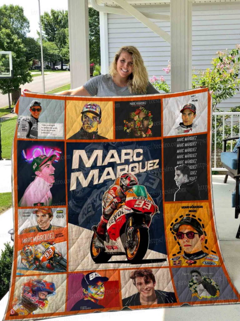 Marc Marquez Quilt Blanket